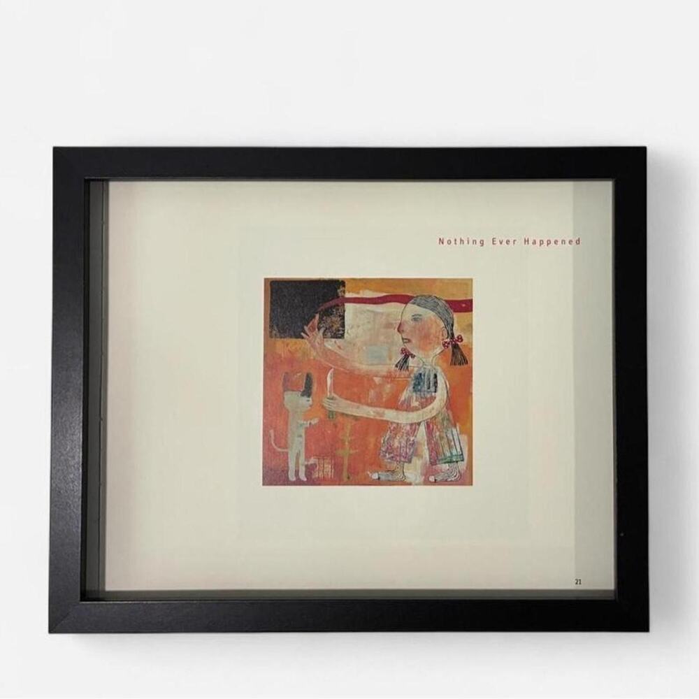 Nara Yoshitomo Nara contemporary art prints 8x10 " framed
